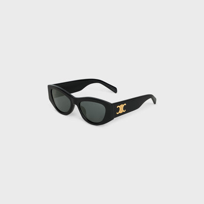 Occhiali da sole Triomphe 15 in acetato nero donna