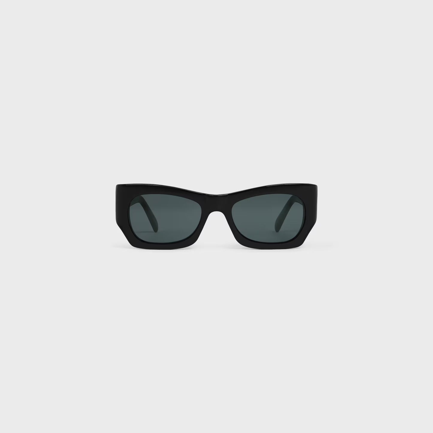 Occhiali da sole grafici S333 in acetato nero donna
