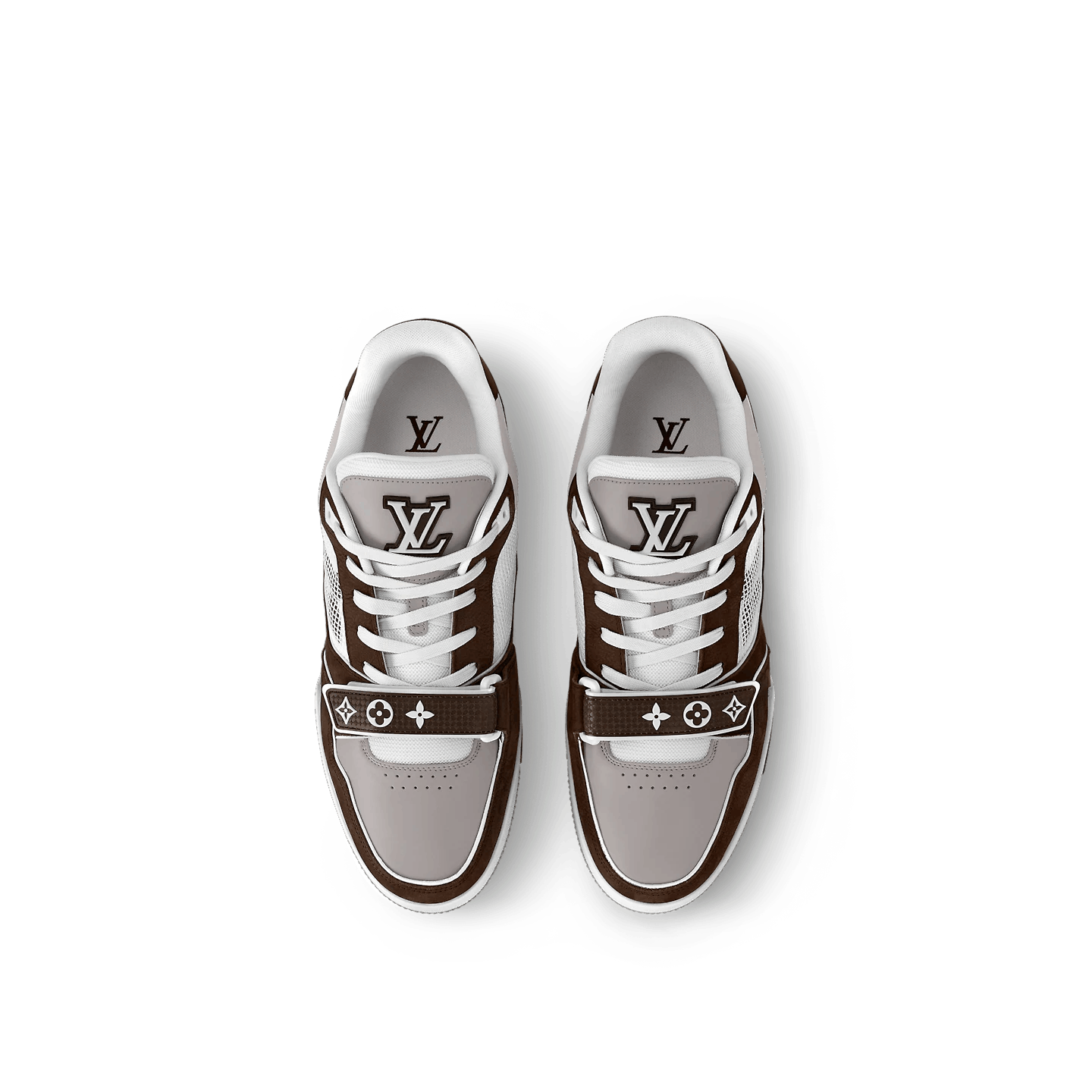 Sneaker Trainer Monogram Denim Mocha