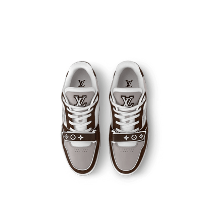 Sneaker Trainer Monogram Denim Mocha