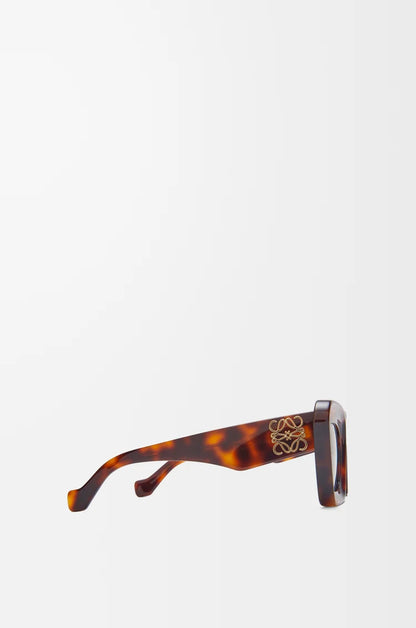 Occhiali da sole cat-eye Beveled Avana