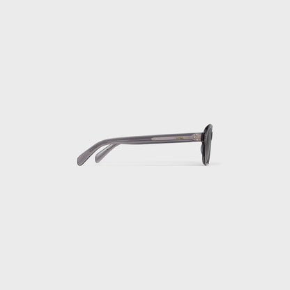 Occhiali da sole Black Frame 60 in acetato grigio transparente