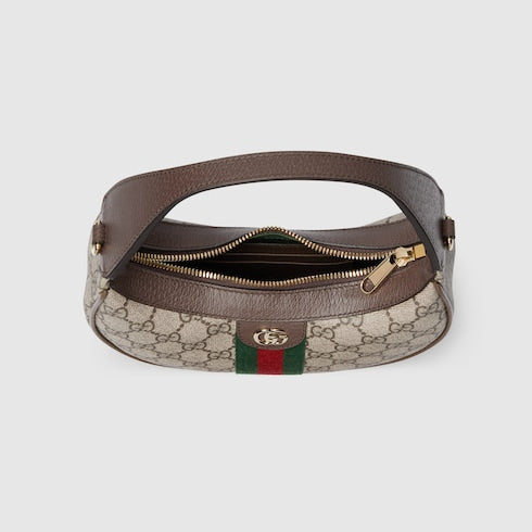 Ophidia clutch in beige and ebony GG Supreme canvas
