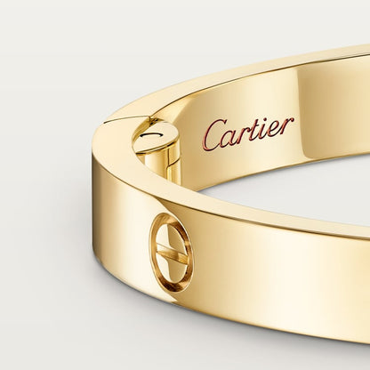 LOVE bracelet, medium model, 4 diamonds, gold