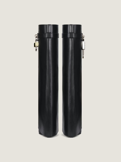 Stivali Shark Lock alti in pelle