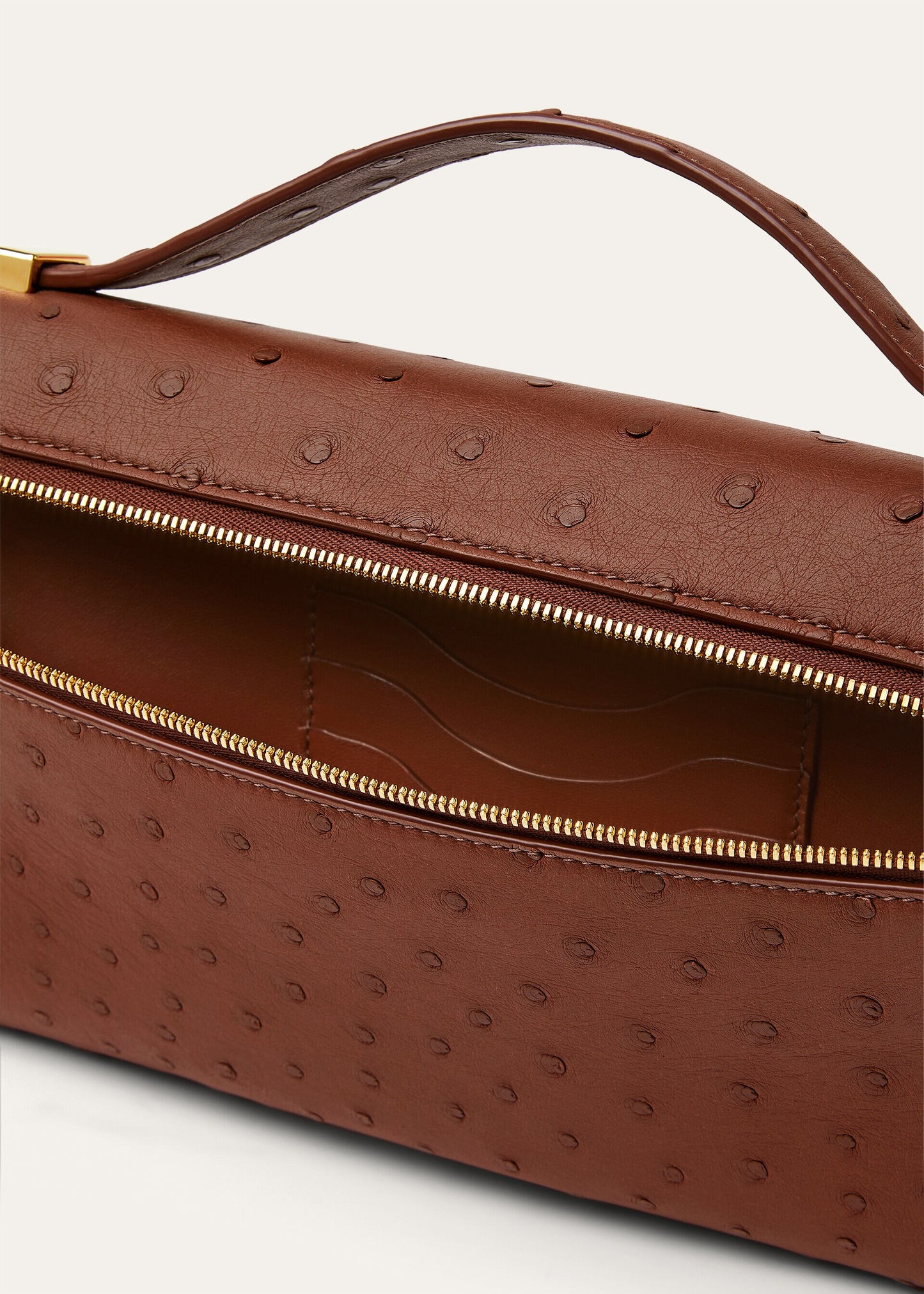 Extra Clutch L29 Burnt Tan / Sun Gold polka dots