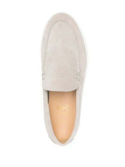 Scarpe da barca in pelle scamosciata Varsiboat beige