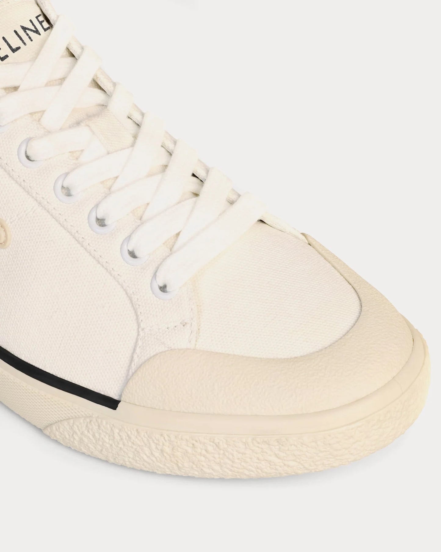 Sneakers basse Alan Triomphe in tela bianco ottico