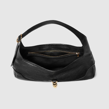 GG Jackie 1961 medium shoulder bag in black leather
