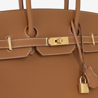 Birkin 35 - Gold Togo