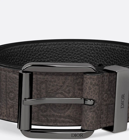 Gravity brown vintage leather 35 mm men's belt