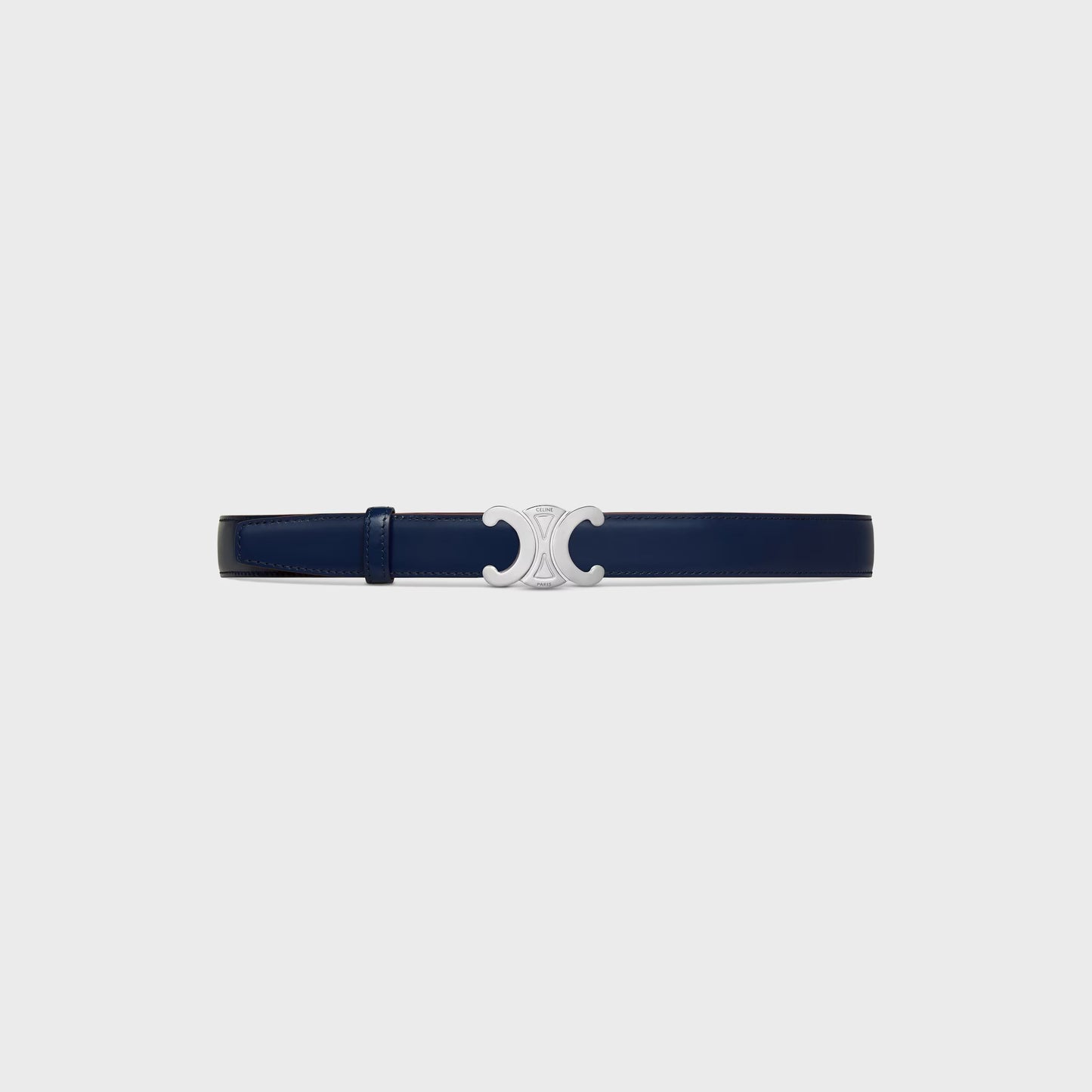 FIBBIA TRIOMPHE E TRACOLLA REVERSIBILE DA 25 MM Navy Uomo