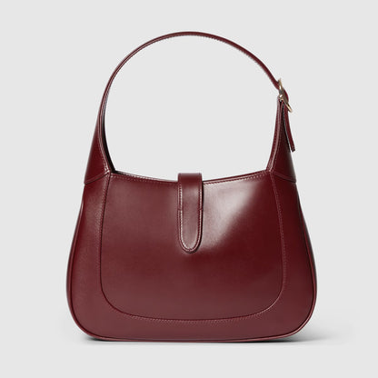 Borsa Jackie 1961 misura media in Pelle GG Rosso Ancora