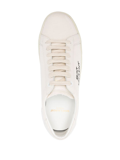 Sneakers classiche SL/06 ricamate bianche