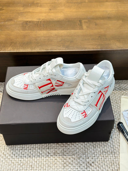 VL7N sneakers in white/red leather