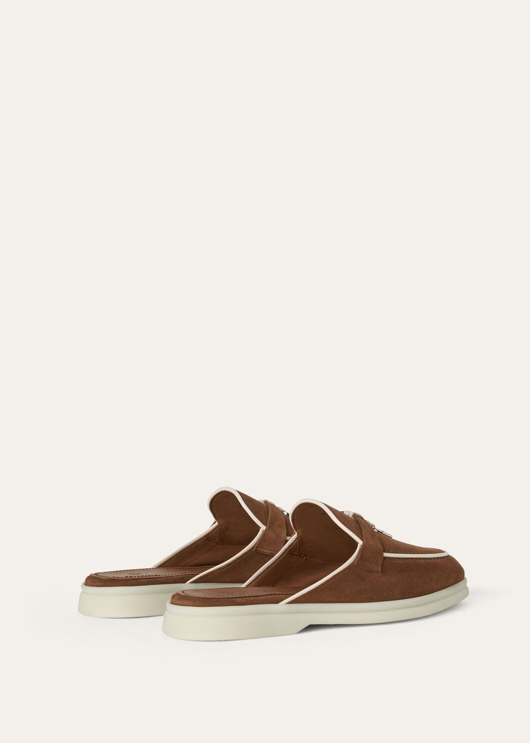 Babouche Charms Walk in pelle scamosciata marrone