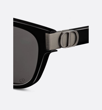 CD Icon S1I Schwarze quadratische Herren-Sonnenbrille