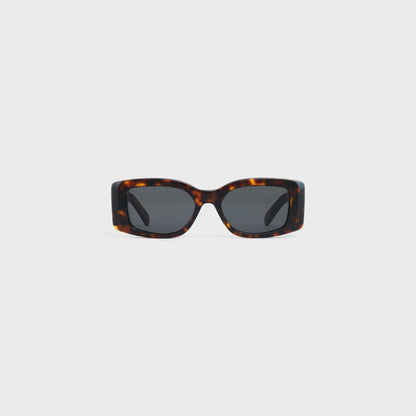 Occhiali da sole Triomphe XL 01 in acetato avana rosso donna