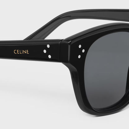 Occhiali da sole Black Frame 42 in acetato nero