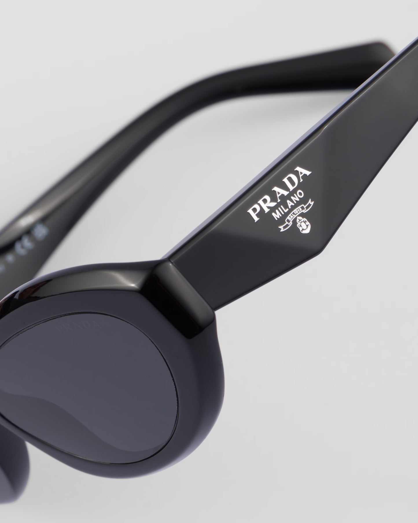 Black acetate PP Symbole sunglasses