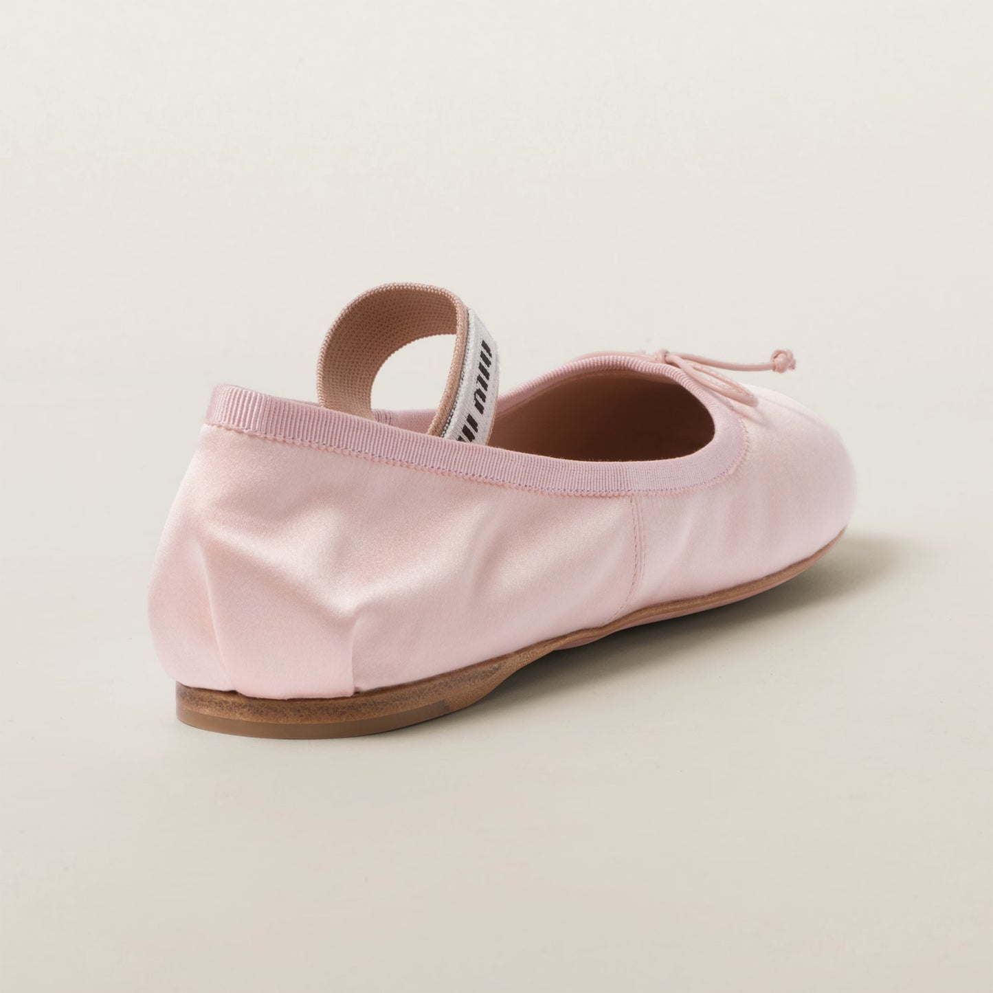 Orchid Pink Satin Ballet Flats