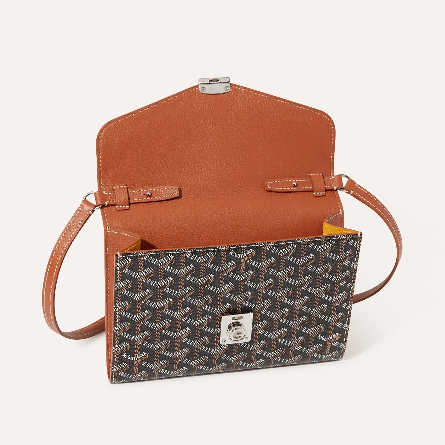 Chypre Wallet-Pouch Black & Tan