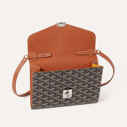 Chypre Wallet-Pouch Black & Tan