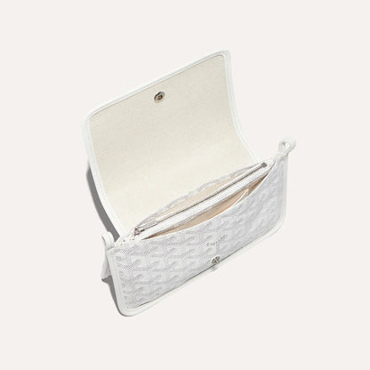 Plumet pouch-wallet White