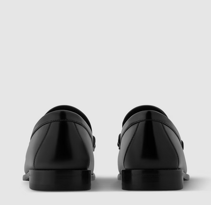Major Black Leather Loafer