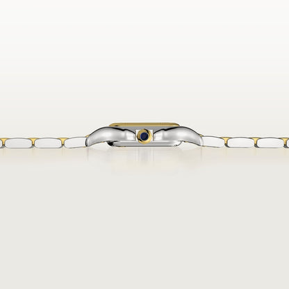 Uhr Panthère, kleines Modell, in Silber/Gold