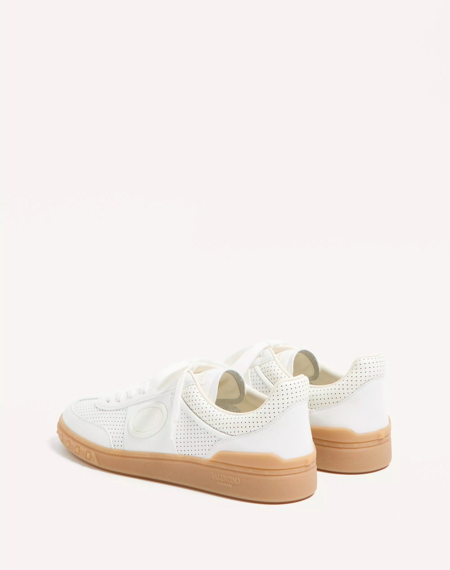Sneaker Low Top Upvillage In Nappa Traforata Bianco