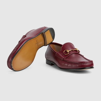 Mocassino GG Horsebit 1953 Rosso Ancora Uomo