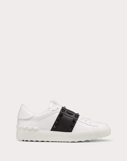 SNEAKER ROCKSTUD UNTITLED IN VITELLO CON BORCHIE IN TONO