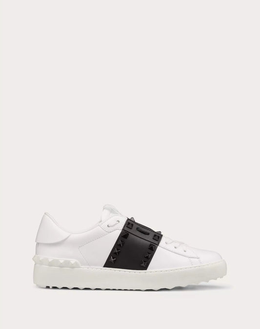 SNEAKER ROCKSTUD UNTITLED IN VITELLO CON BORCHIE IN TONO