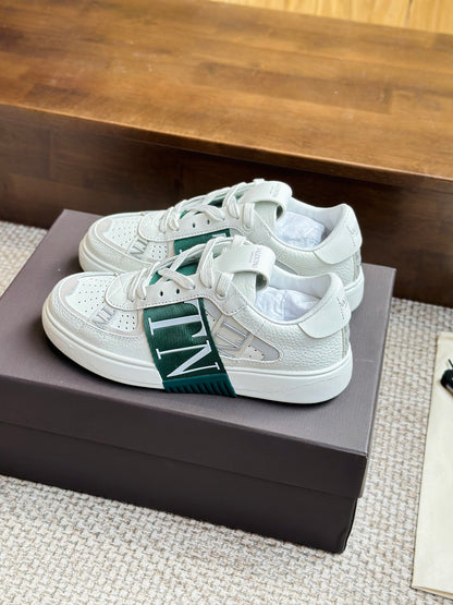 VL7N Sneakers in pelle Bianco/Verde
