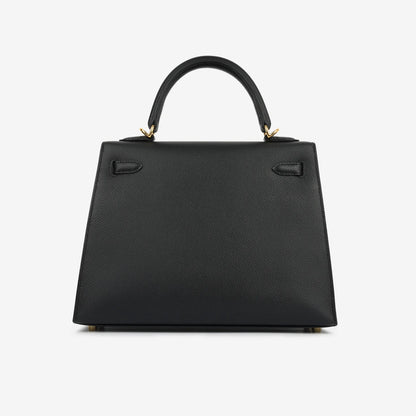 Kelly 25 Schwarz Epsom