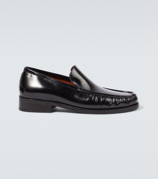 Mocassini in pelle nero