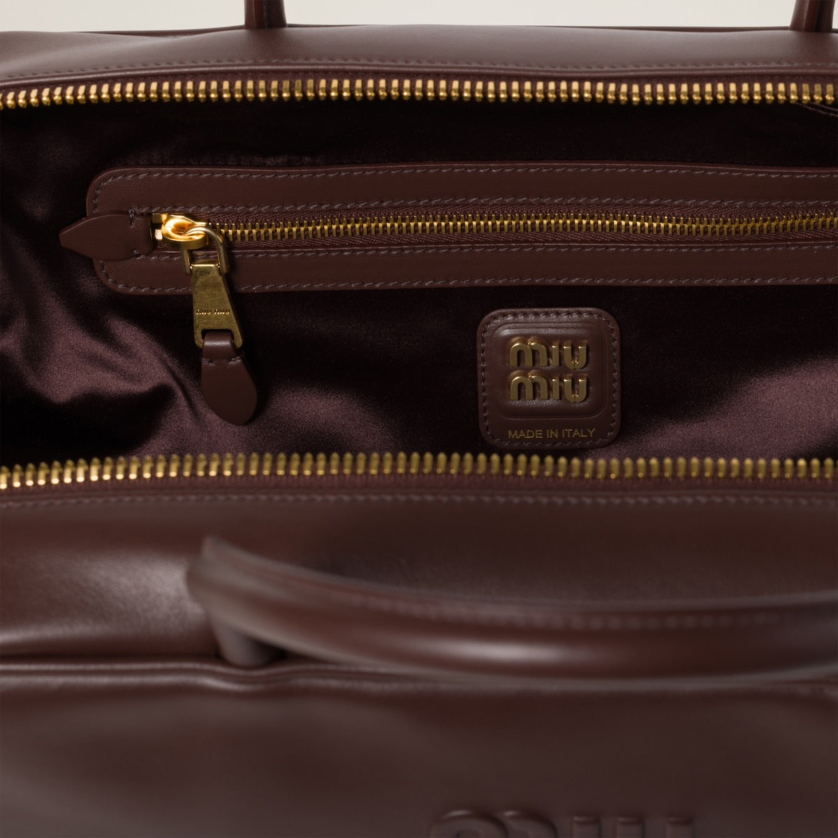 Large Beau bag in brown leather