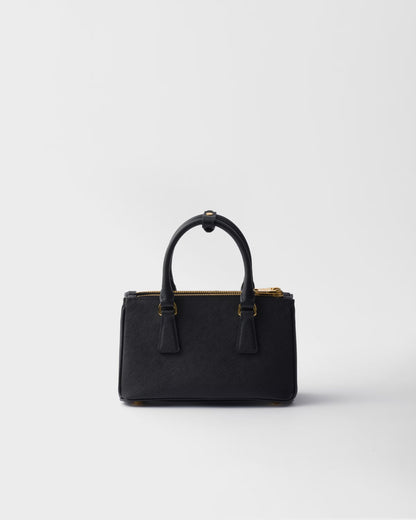 Black Saffiano Galleria mini bag