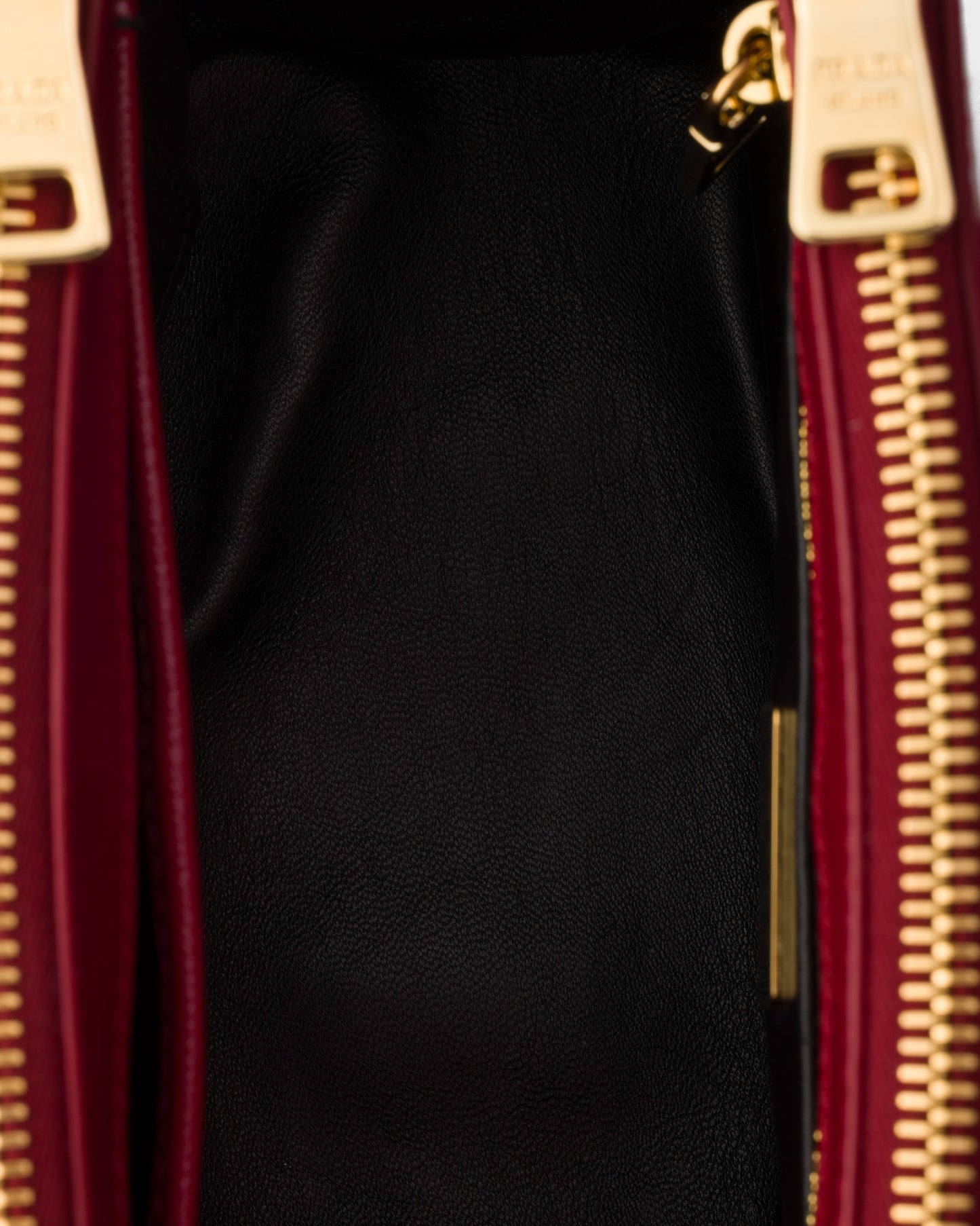 Cherry Red Patent Saffiano Leather Galleria Mini Bag