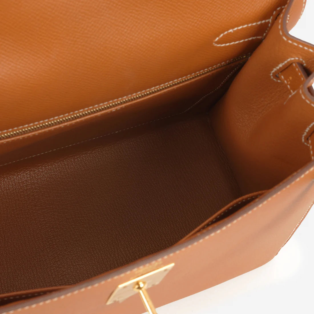 Kelly 28 Gold with gold hardware Epsom