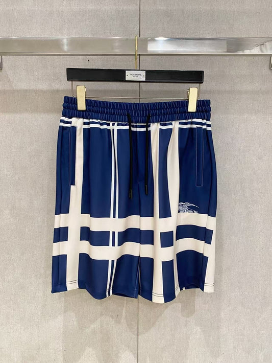 Costume da Bagno a Righe Blu e Bianco