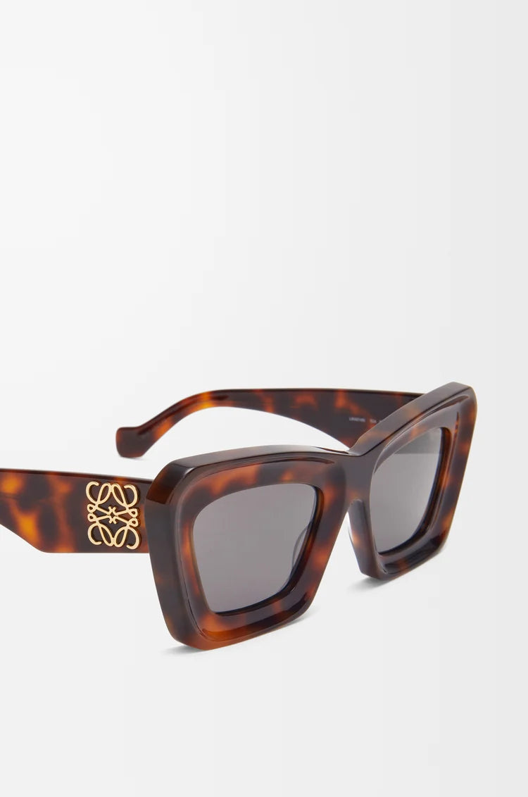 Occhiali da sole cat-eye Beveled Avana