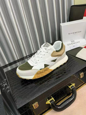 Sneakers G-Move in pelle e suede Verde Militario