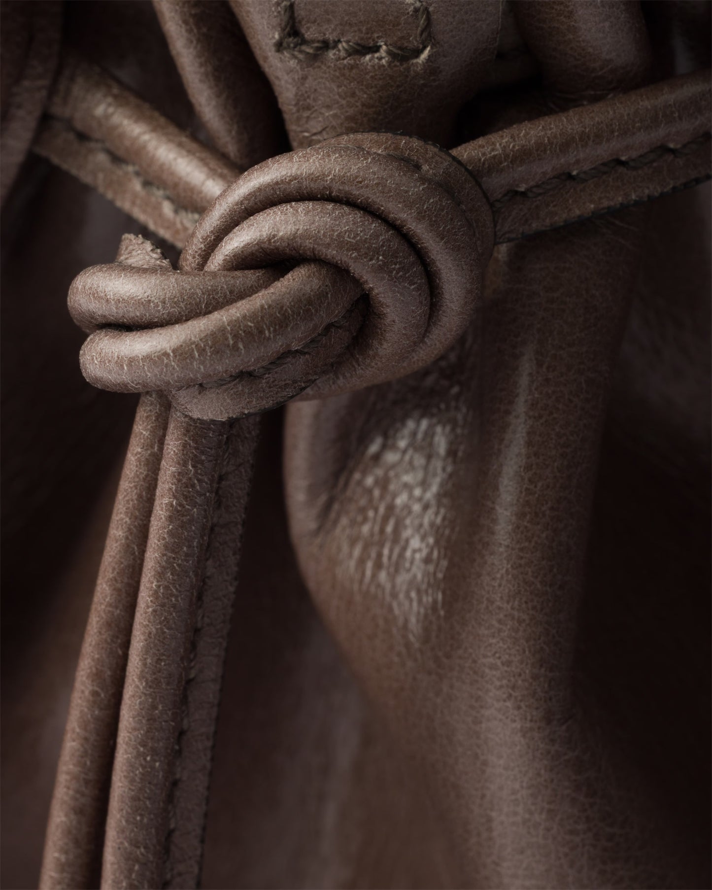 Bonnie Große braune Lederhandtasche