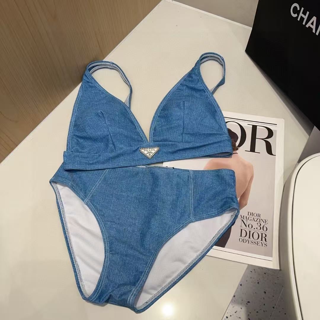 Bikini Tecnico Effetto Jeans