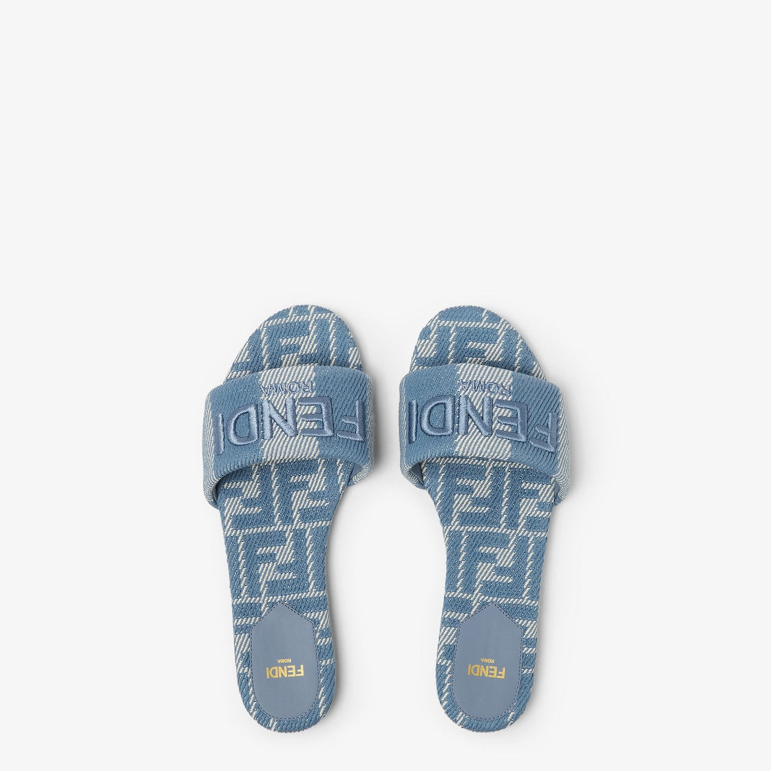 Sunshine in jacquard FF denim azzurro