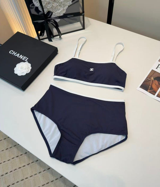 Bikini Set Vita Alta Nero