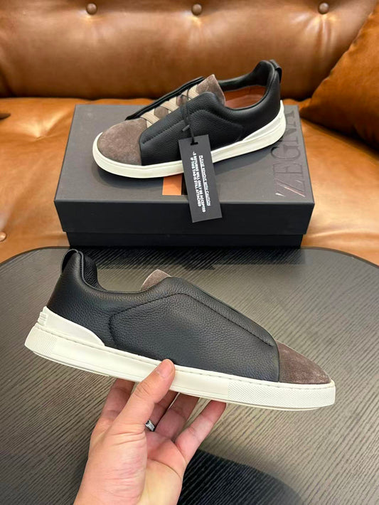 Nero/Marrone/Bianco Triple Stitch SECONDSKIN Sneakers