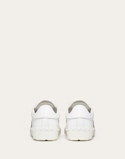 Open white sneaker